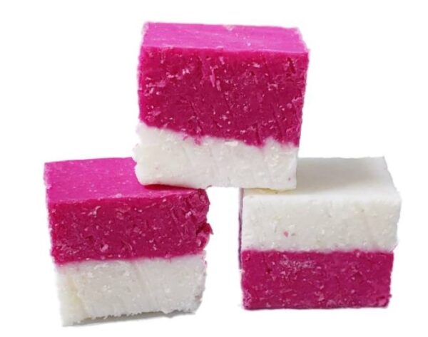 FUDGE Noix de coco framboise