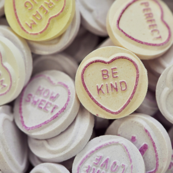 5 mini Love Hearts vegan – Image 2