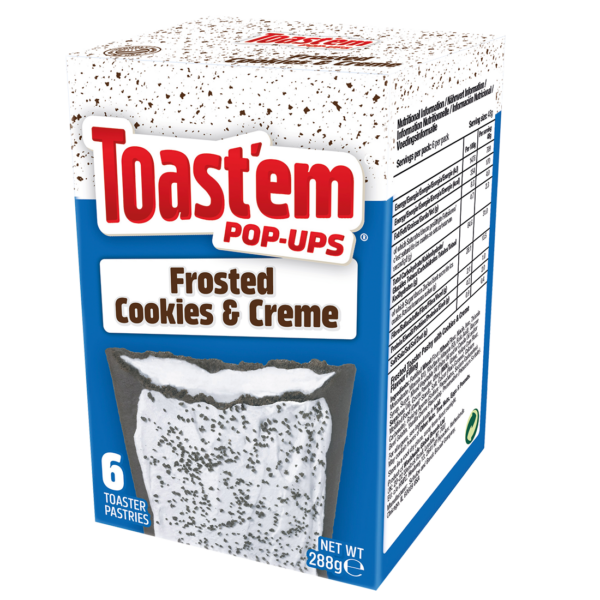 TOAST'EM Pop-Ups crème cookies 288g