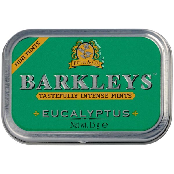 BARKLEY'S Pastilles eucalyptus sans sucre 15g