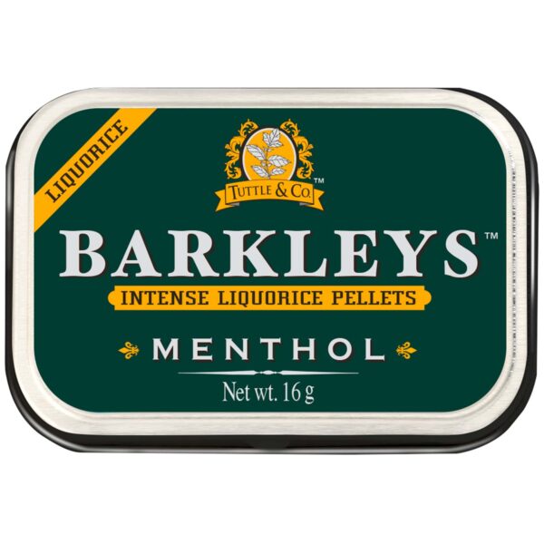 BARKLEY'S Pastilles réglisse menthol sans sucre 15g