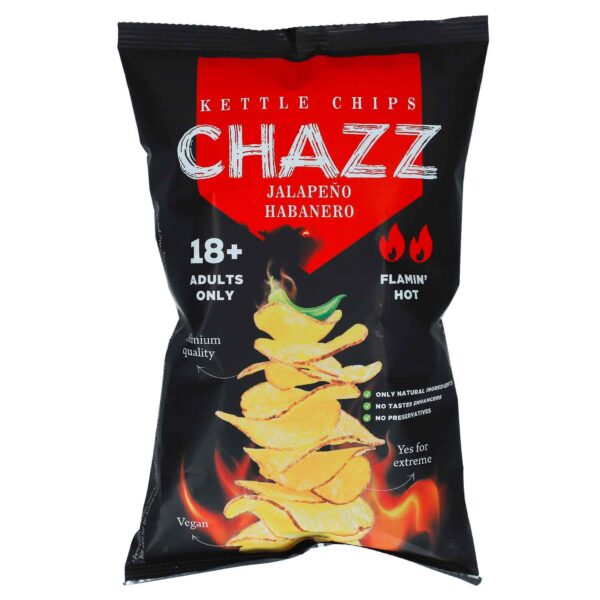 CHAZZ Chips Jalapeño Habanero 90g