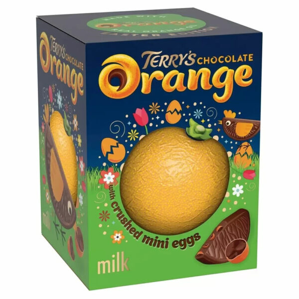 TERRY'S Orange en chocolat au lait avec mini Oeufs 147g