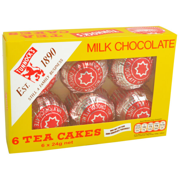 TUNNOCK'S Gâteaux au thé au chocolat au lait 144g