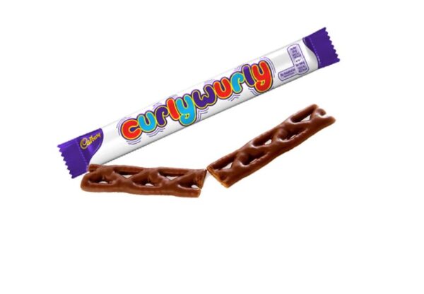 CADBURY Curly wurly chocolat caramel 22g