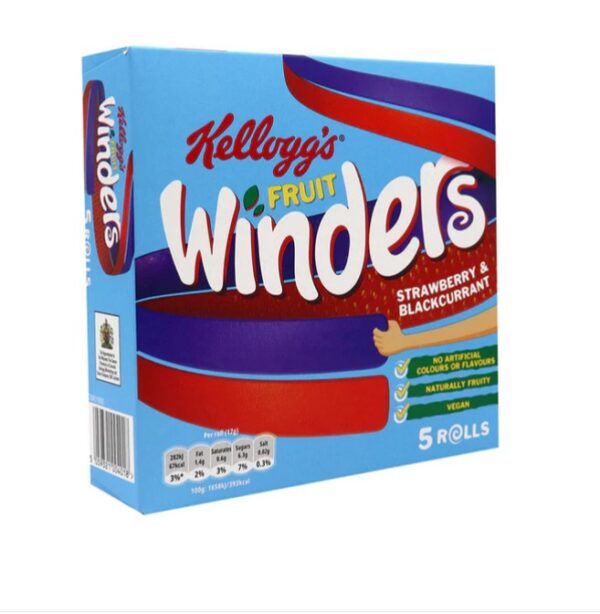 KELLOGG'S Fruit winders fraise cassis 85g