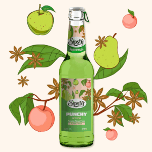 SIPSTY Punchy pomme, pêche et poire 27,5cl