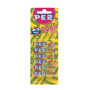 Pez Sour Acidulé aux Fruits - Mix Recharge