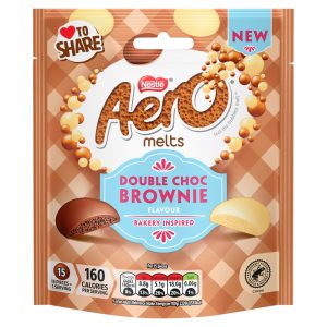 Aero Melts Double Chocolate Brownie 86g