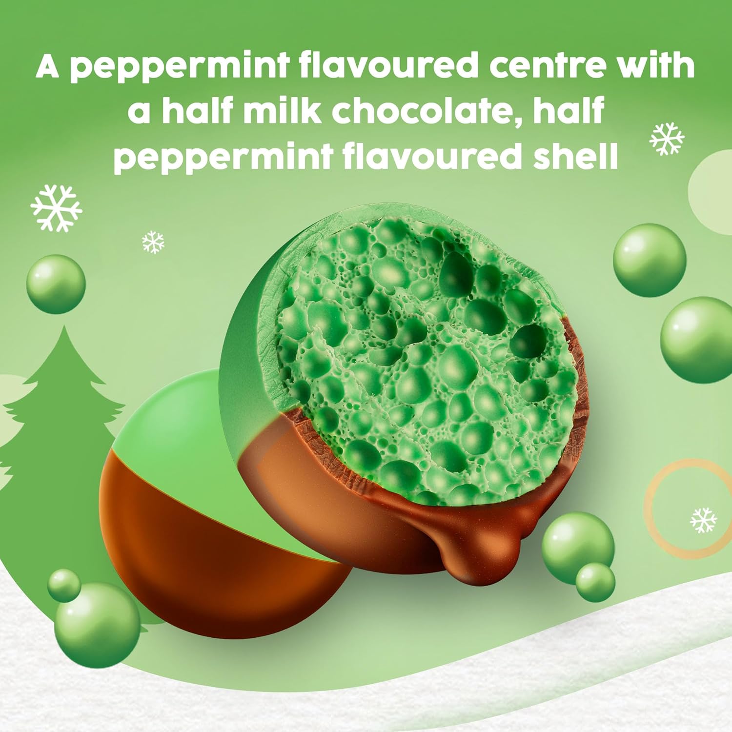 Aero Bubbles Peppermint Milk Chocolate 92g – Image 2
