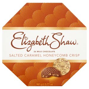 Elizabeth Shaw Chocolats au Lait, Caramel Salé et Nid d'Abeille 162g