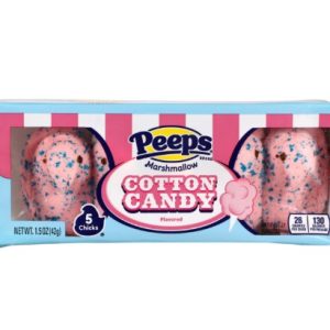 PEEPS Marshmallow Cotton Candy 5 poussins 42g